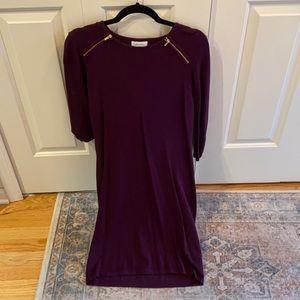 Calvin Klein | Purple Sweater Dress